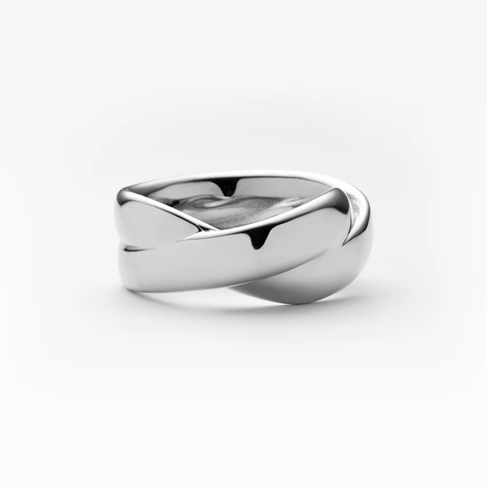 Waves Duo Ring Silber - Image 5
