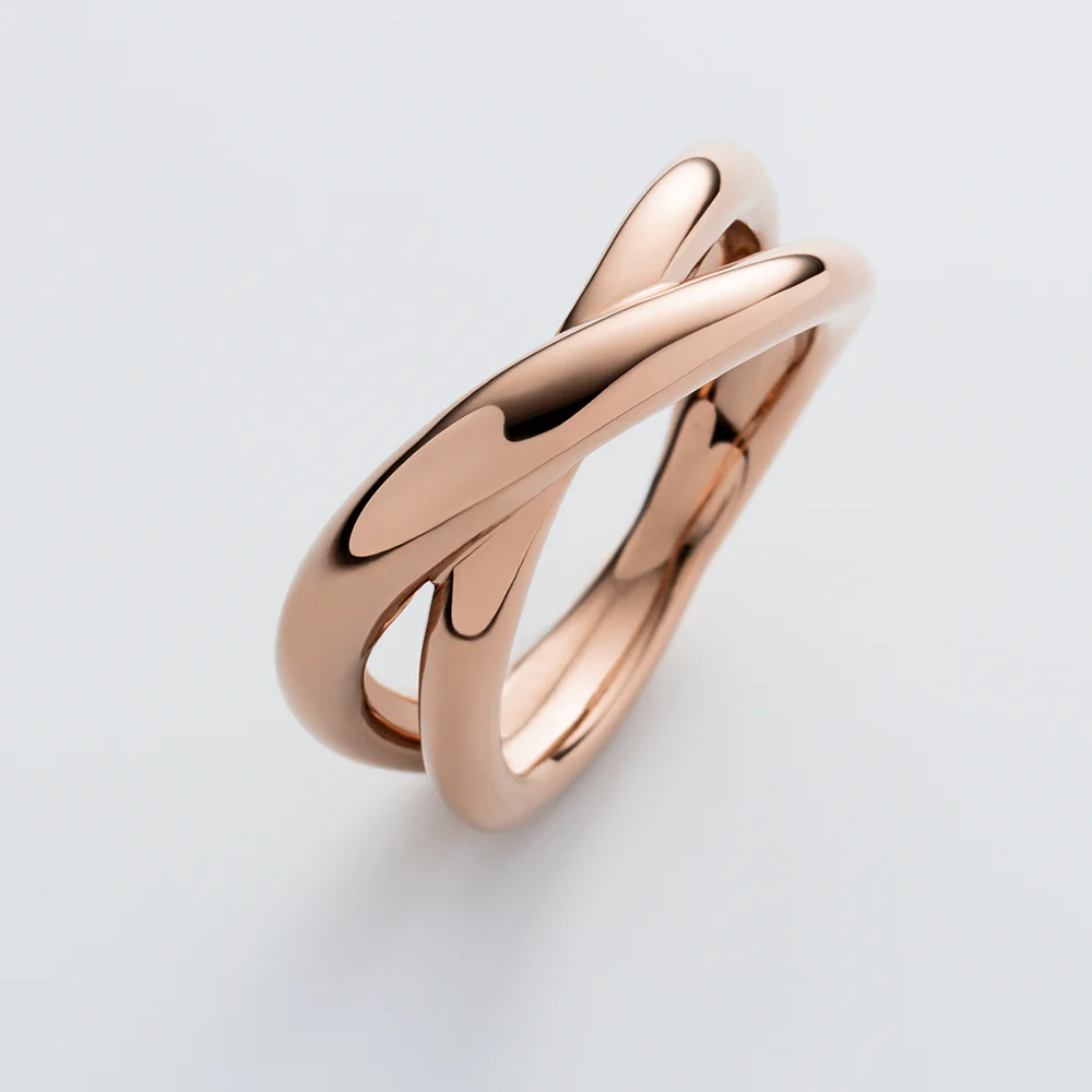 Waves Twisted Ring Roségold - Image 4