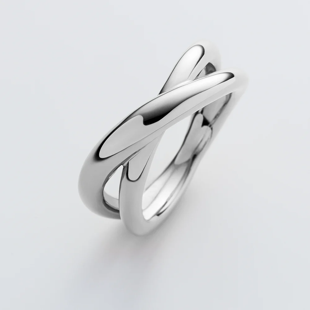 Waves Twisted Ring Silber - Image 5