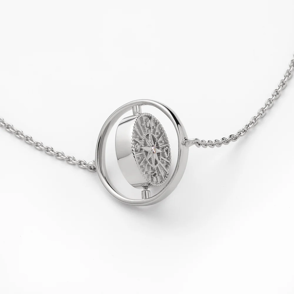 Windrose Twister Armkette Silber - Image 3