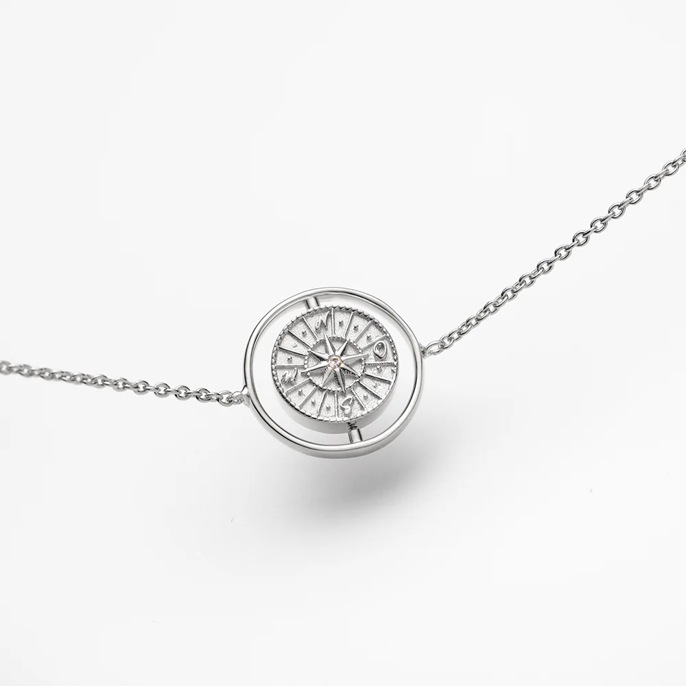 Windrose Twister Armkette Silber - Image 4